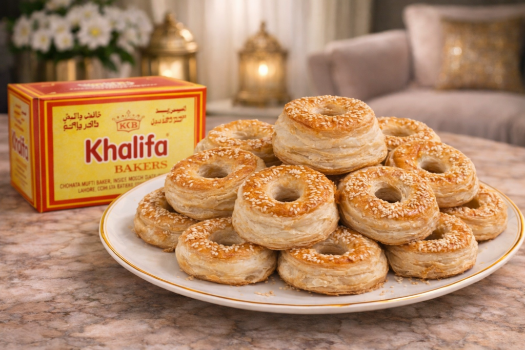 Khalifa Bakers Butter Bakarkhani 500g Half Box Lahore