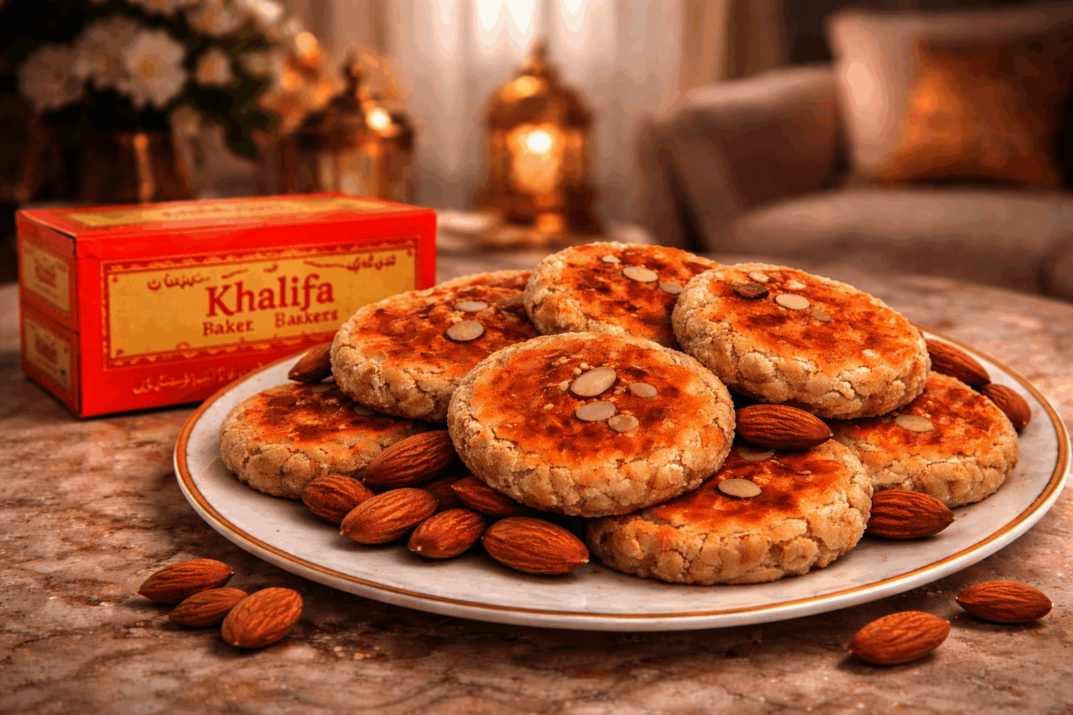 Almond Nan Khatai vs Plain Nan Khatai Khalifa Bakers Mochi Gate Lahore
