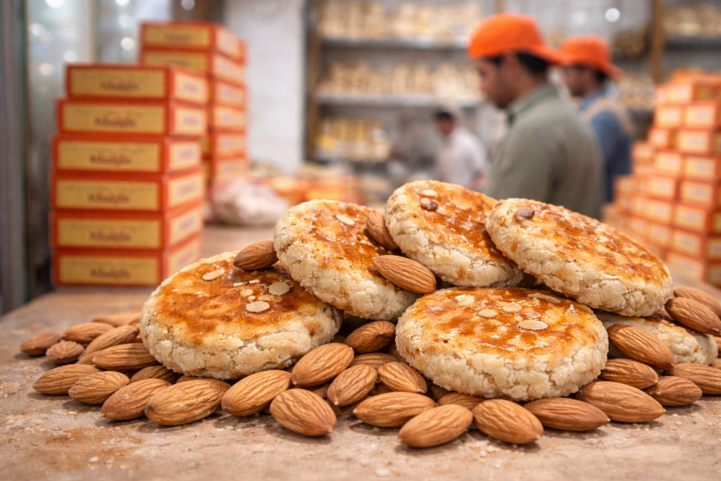 Khalifa Bakers Almond Nan Khatai, Mochi Gate Lahore