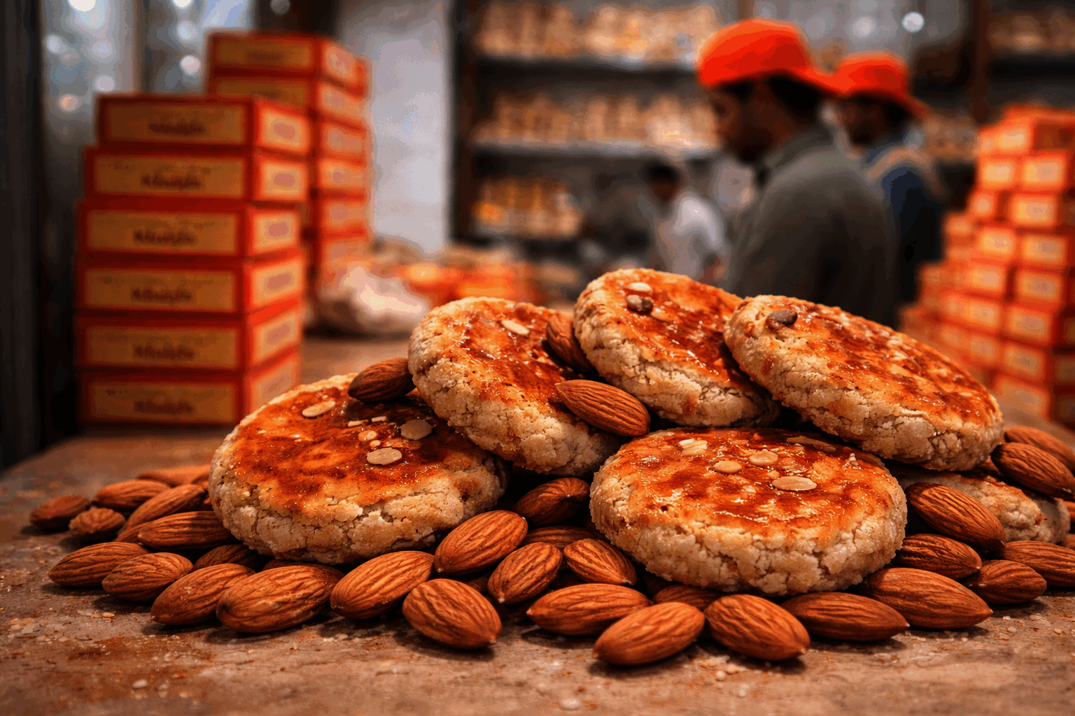 how Nan Khatai is made at Khalifa Bakers Mochi Gate Lahore traditional recipe